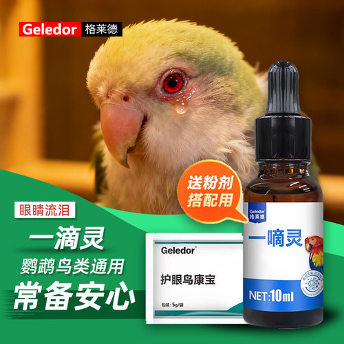【官方正品】格莱德鹦鹉一滴灵