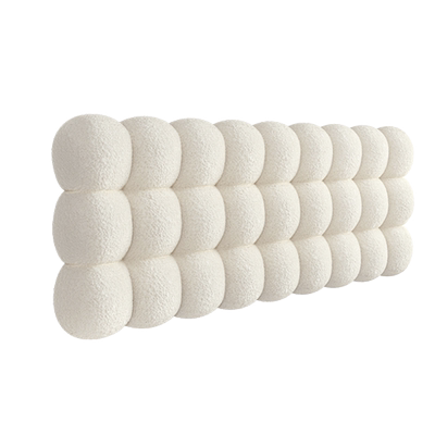 倍腾无床头雪球软包靠垫