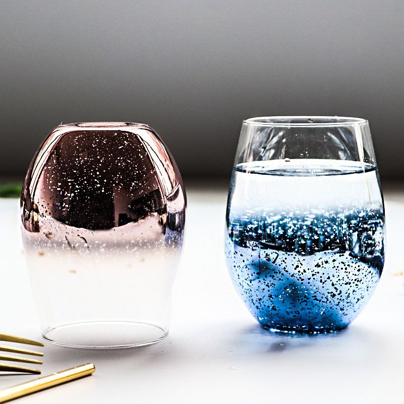 啤酒杯一对ins北欧星空杯