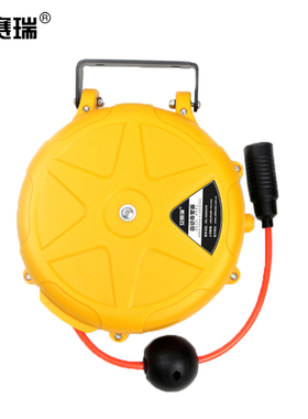 安赛瑞 卷管器 自动伸缩 8mmPU管10米黄色蓝色随机发TY-1A 400106