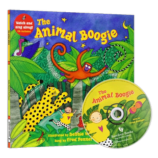 英文原版儿童绘本 The Animal Boogie 廖彩杏英文绘本有声书单 边听边学 亲子教育互动启蒙学习 常青藤爸爸推荐 英语读物