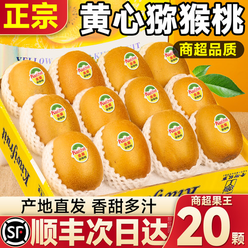 顺丰大果礼盒黄心猕猴桃