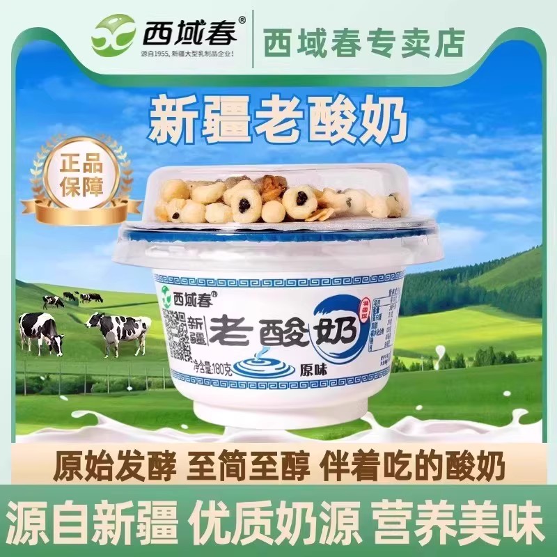 天山牧场  浓郁醇香 坚果酸奶 新鲜发货