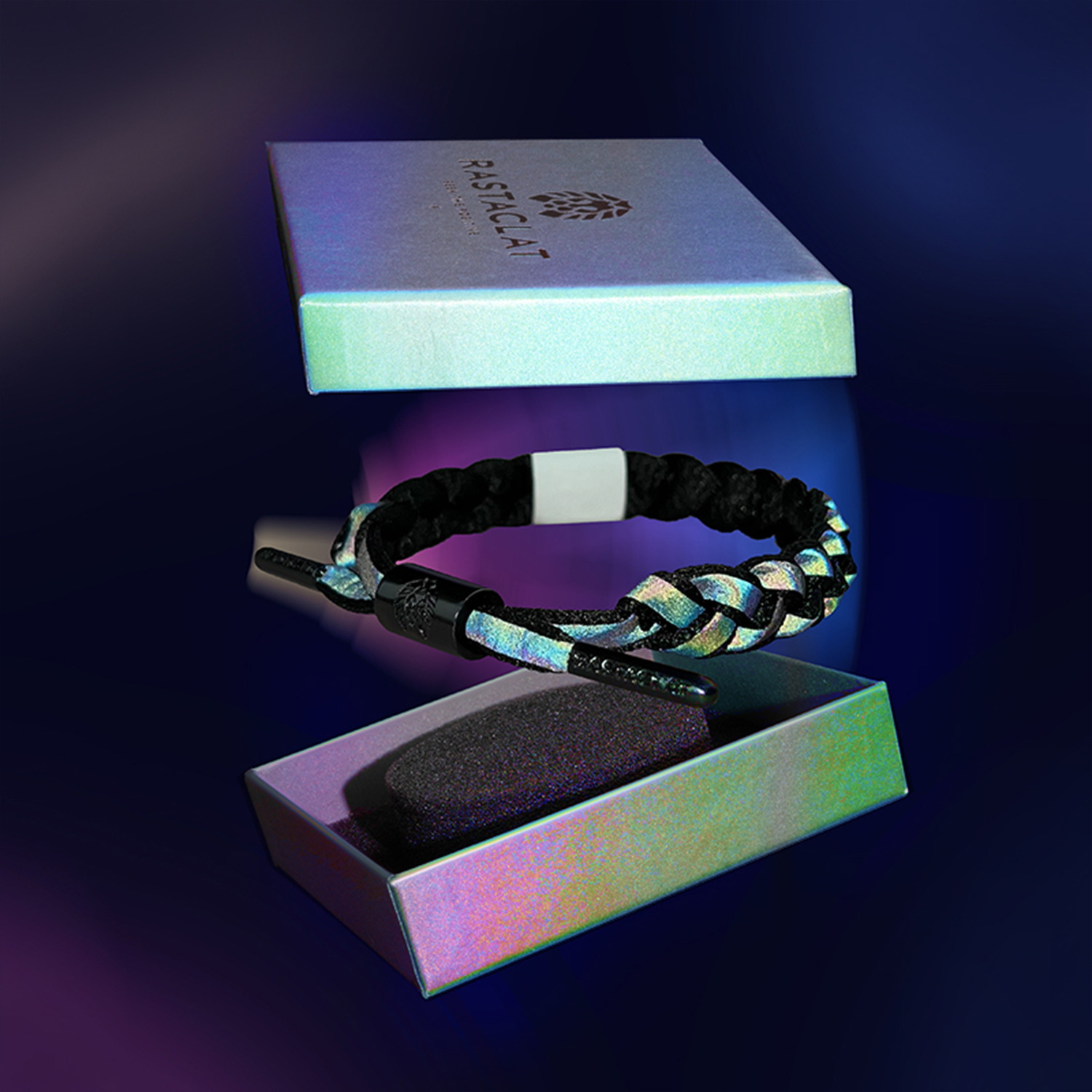 RASTACLAT全息限定黑白手链