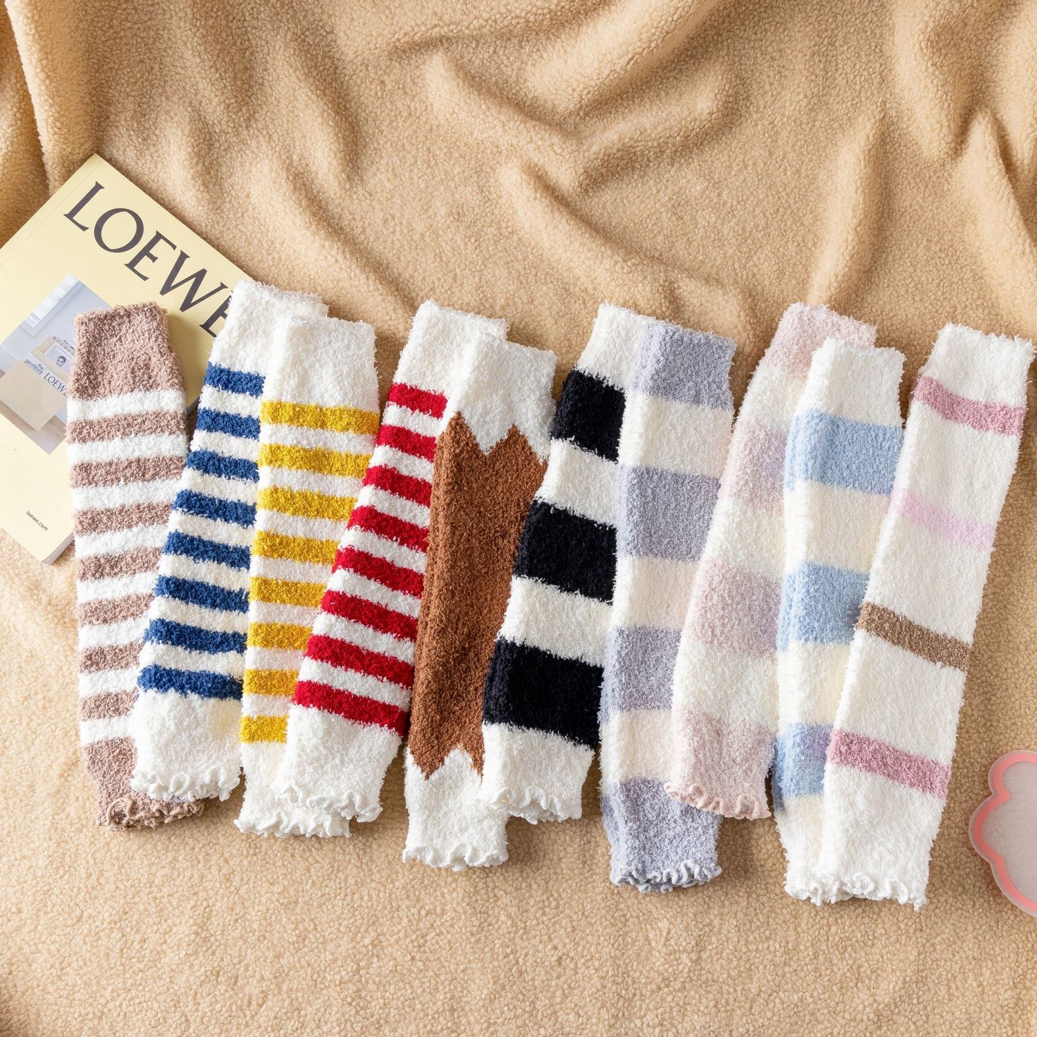 小腿保温套护脚套女珊瑚绒加厚防寒保暖护小腿坐月子护腿护脚腕脚