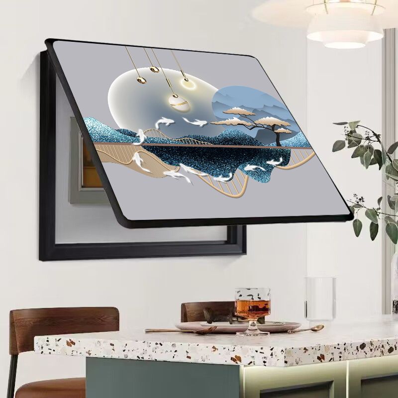 客厅挂件墙上装饰品高档电表箱装饰画遮挡免打孔电闸盒配电箱客厅