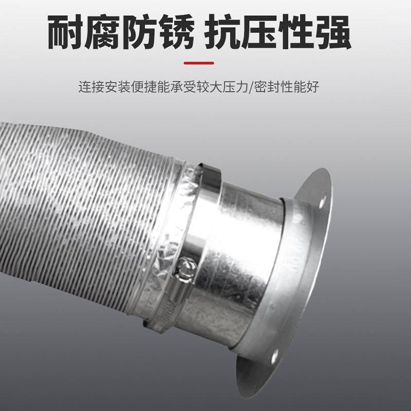排气扇通风管转接头风机法兰接口圆形风机抽油烟机软管接头排烟通