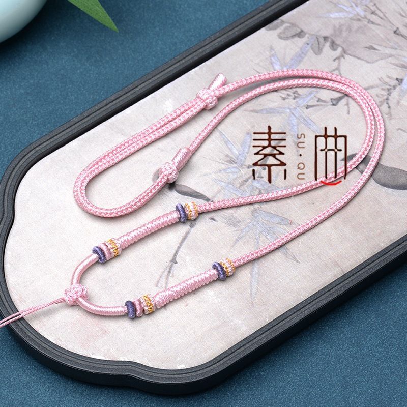玉石吊坠专用绳八股编织