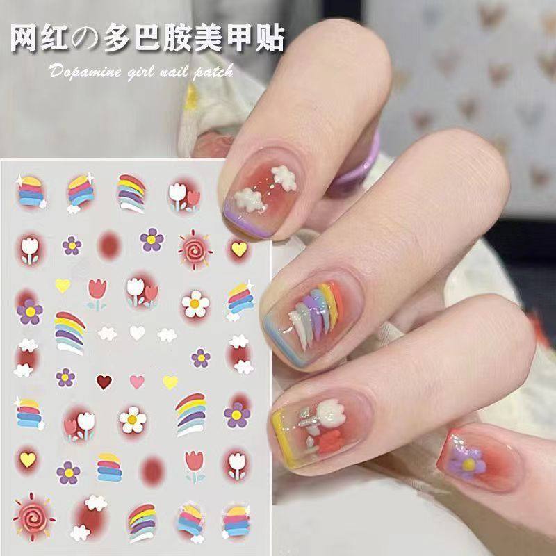 女童指甲贴无毒可撕网红