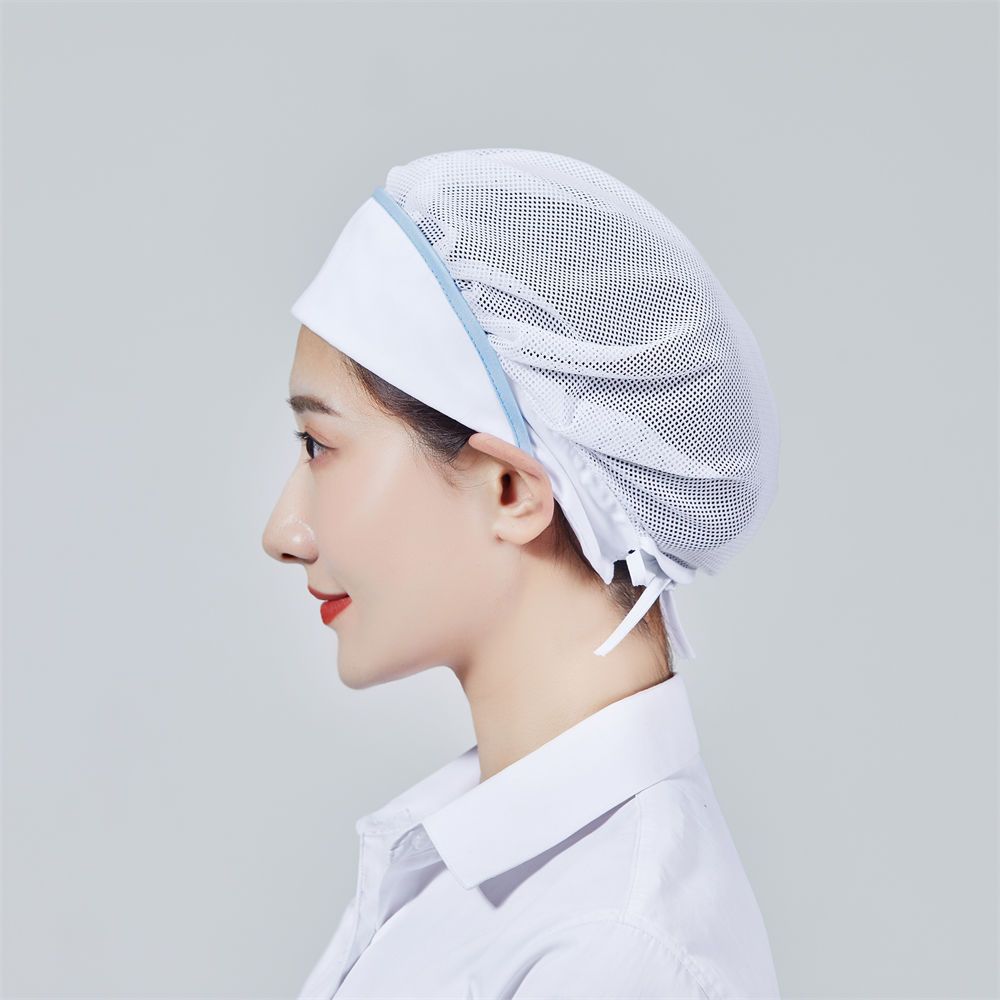 女士防尘工作帽厨师帽食