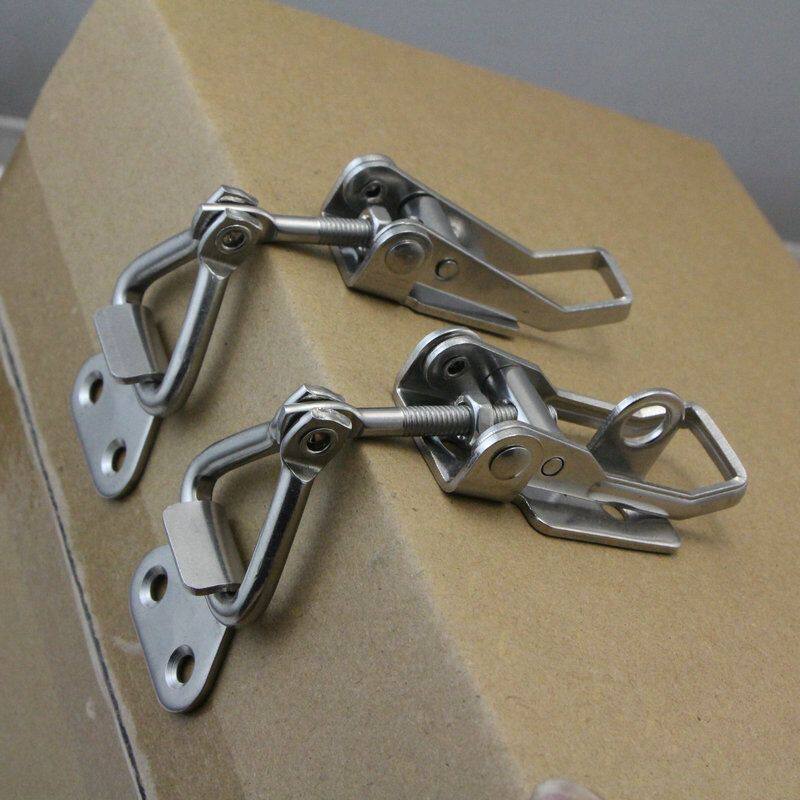 衣柜固定卡扣304不锈钢90快速夹具多功能直角可调搭扣垂直锁扣门