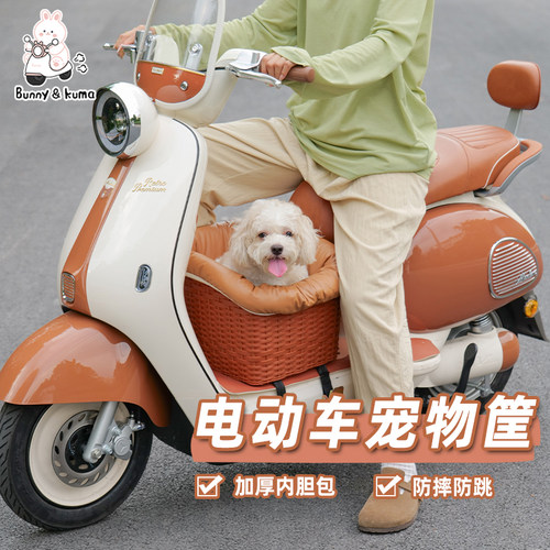 轩派电动车大容量宠物筐