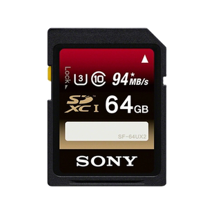 Sony/索尼原装64G SD卡94M/s 4K内存卡SF-64UX2高速存储卡v30 c10
