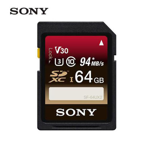 索尼原装64GSD卡94M/sSF-64UX2