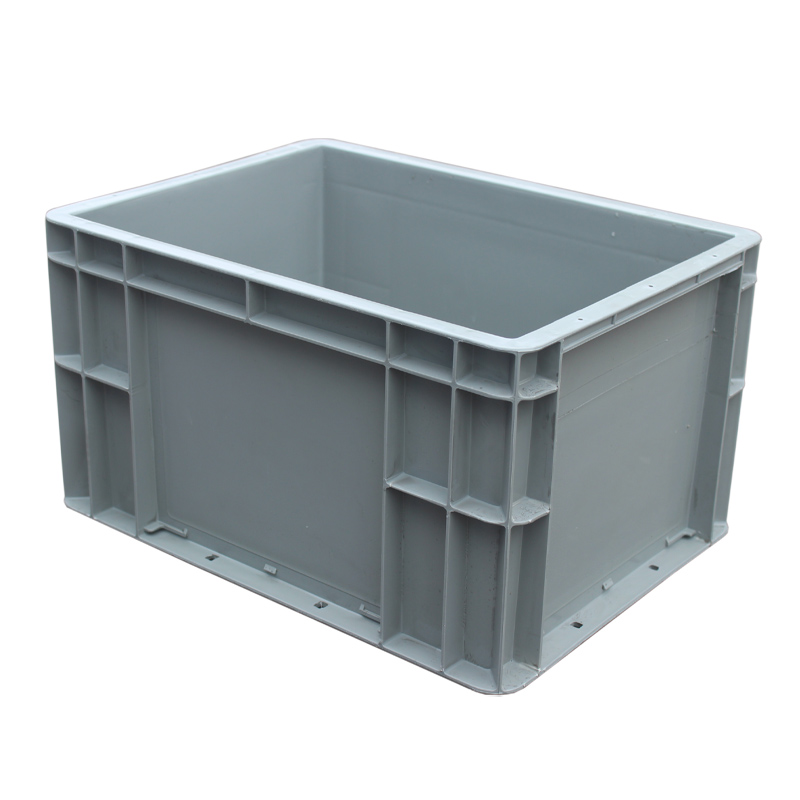 加厚周转箱物流筐仓库胶箱养龟箱带盖储物收纳盒大号长方形塑料框