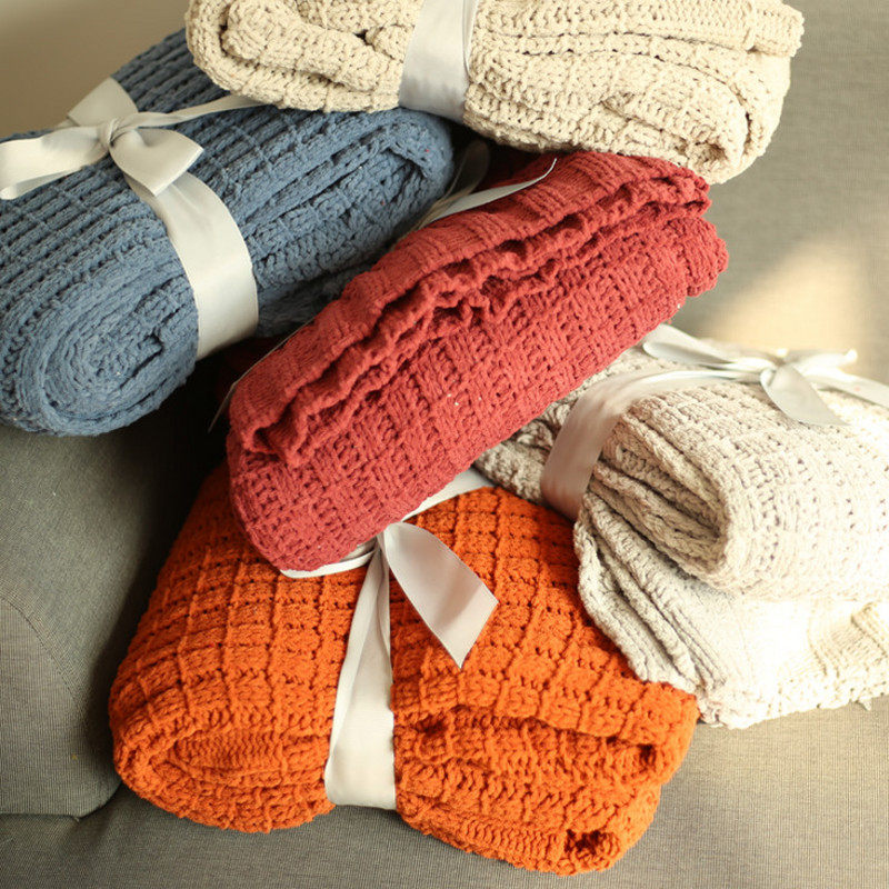 Fried King!Exit Chenille woven carpet Wool Sofa blanket weave Blanket Retro Cotton blanket Coarse needle woven carpetin the Bedclothes , Leisure blanket/Woolen blanket/Carpet  category - from Buy2taobao.com to provide professional Taobao agent buy service