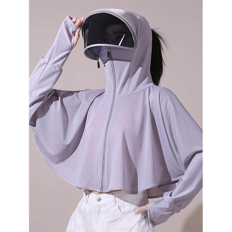 骑电动车冰丝防晒衣女款夏季2025新款防紫外线遮阳防晒罩衫防晒服