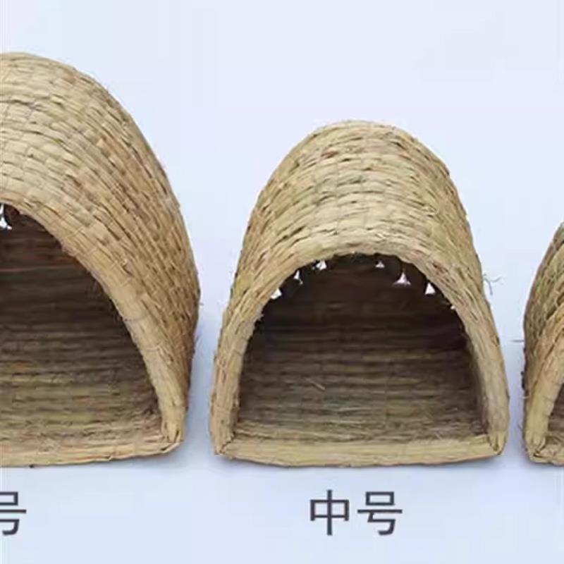 草编鸡窝下蛋窝搭建户外鸟窝草窝兔窝保暖荷兰猪窝兔子鸽子芦丁用