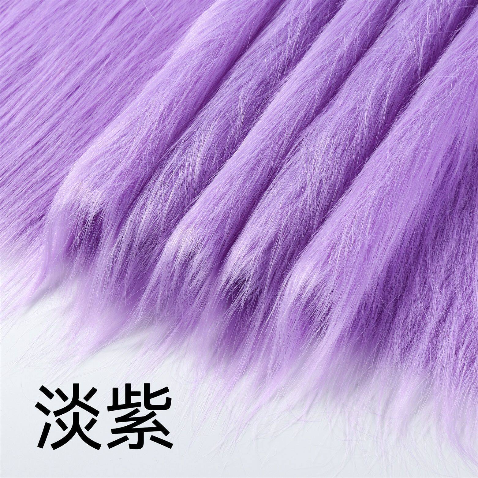 4-6CM长毛绒布网红拍照的背景人造毛皮草柜台展示兽耳狐狸毛面料