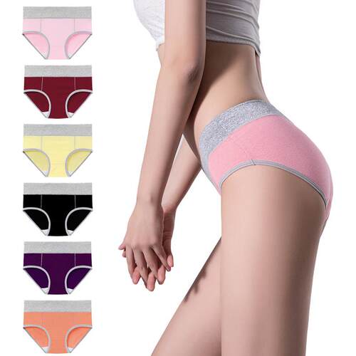 Women Waist Tummy Control Briefs Comfortable Stretch Panties