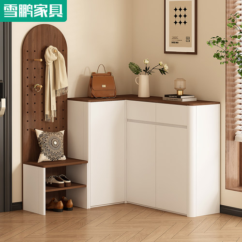 新型实木鞋柜家用门口入户门鞋柜