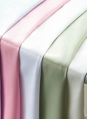 绸缎布料里布缎面服装面料色丁仿真丝绸子背景布礼盒内衬布地摊布