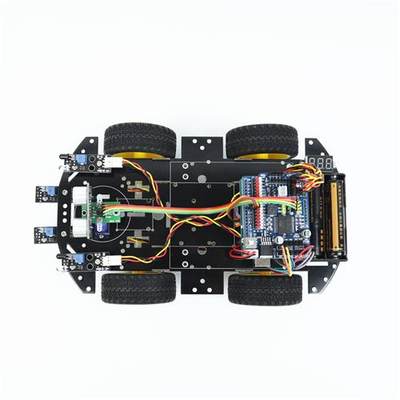 Arduino UNO智能小车 R3四驱循迹避障小车编程创客机器人学习套件