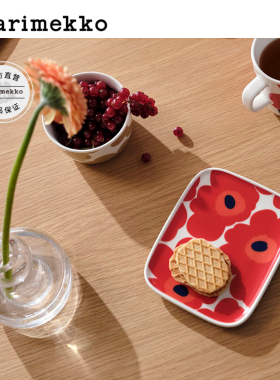 Marimekko【Unikko游霓可】PLATE陶瓷碟居家餐瓷商场同款