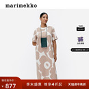 新年礼物 Marimekko早秋侧开叉连衣裙 Unikko游霓可印花