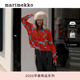 套头卫衣26早春新款 新年礼物Marimekko Unikko游霓可印花