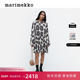 长袖 新年礼物Marimekko早秋新款 Tumma印花时尚 连衣裙