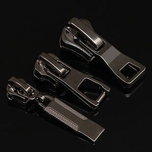 不锈钢拉链头拉链头配件羽绒服拉头3号5号8号通用加厚拉锁头树脂