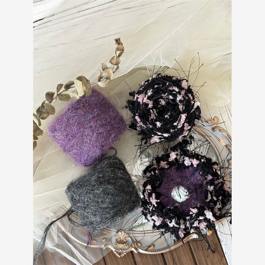 山茶花手混线手混线|香山茶枝复古色混线马海毛diy编织包包大肠发,服饰配件/皮带/帽子/围巾,毛线,淘宝优惠券,粉丝福利购,淘宝优惠卷