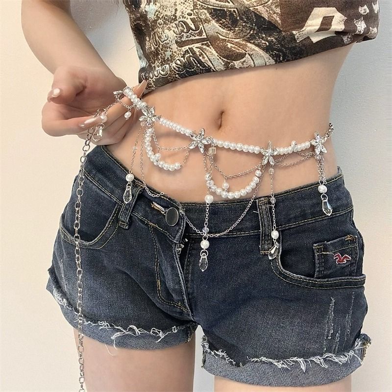 身体流苏项链多层腰链女