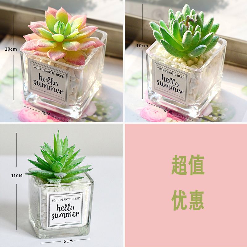 特小迷你盆栽塑料植物人