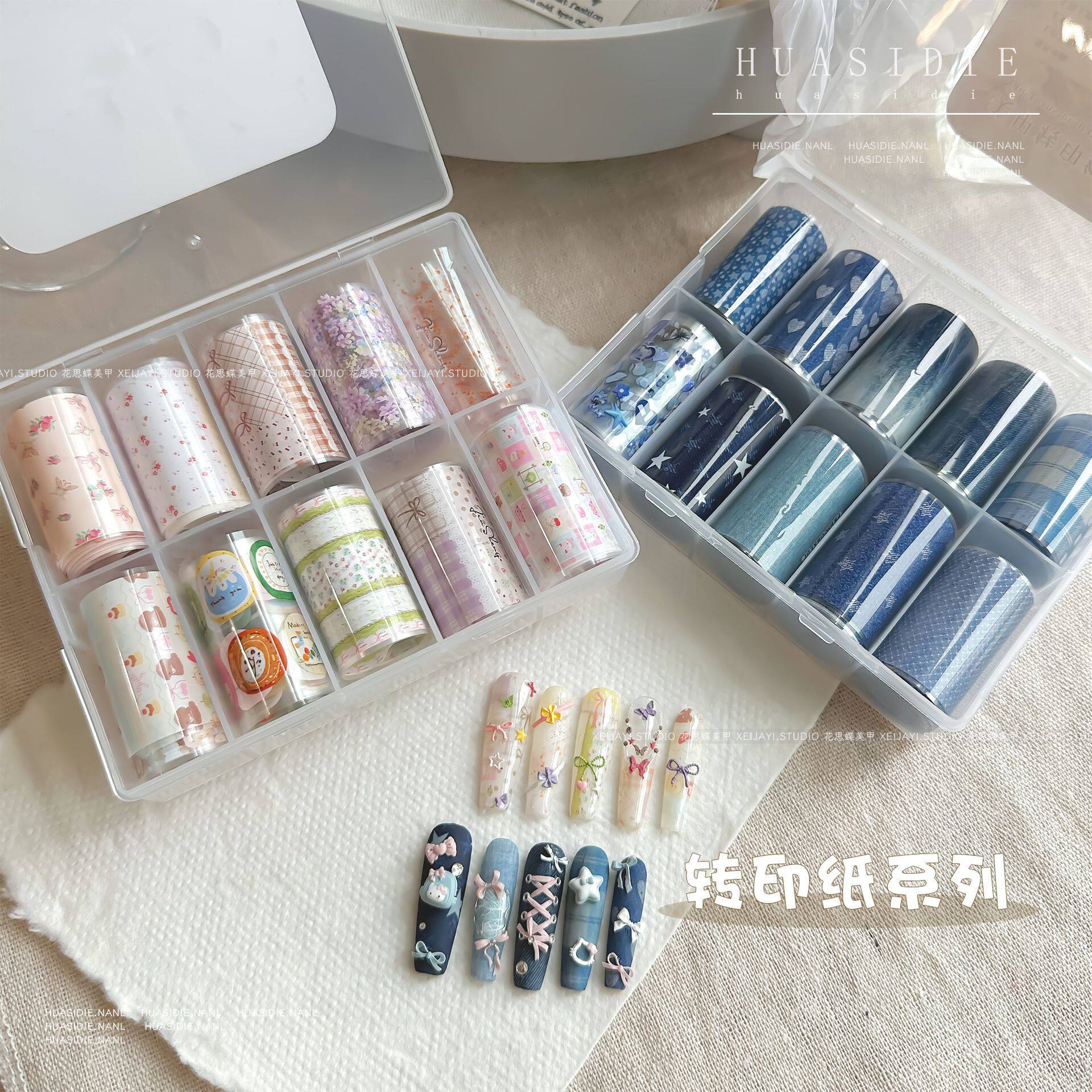 蕾丝转印纸花思蝶系列美