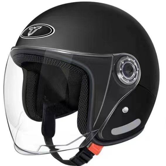 头盔替换镜片摩托车头盔防雾螺丝镜片防紫外线冬季通用安全帽前挡