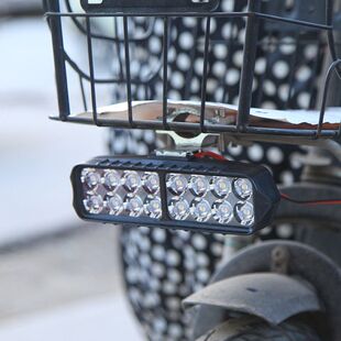 电动车超强射灯超亮led电动车灯防水强光车灯摩托车灯外置灯智能