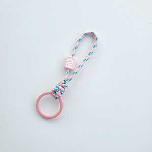 活口环卡扣伞绳手工编织汽车挂绳防丢钥匙扣件锁扣手机壳挂饰短款