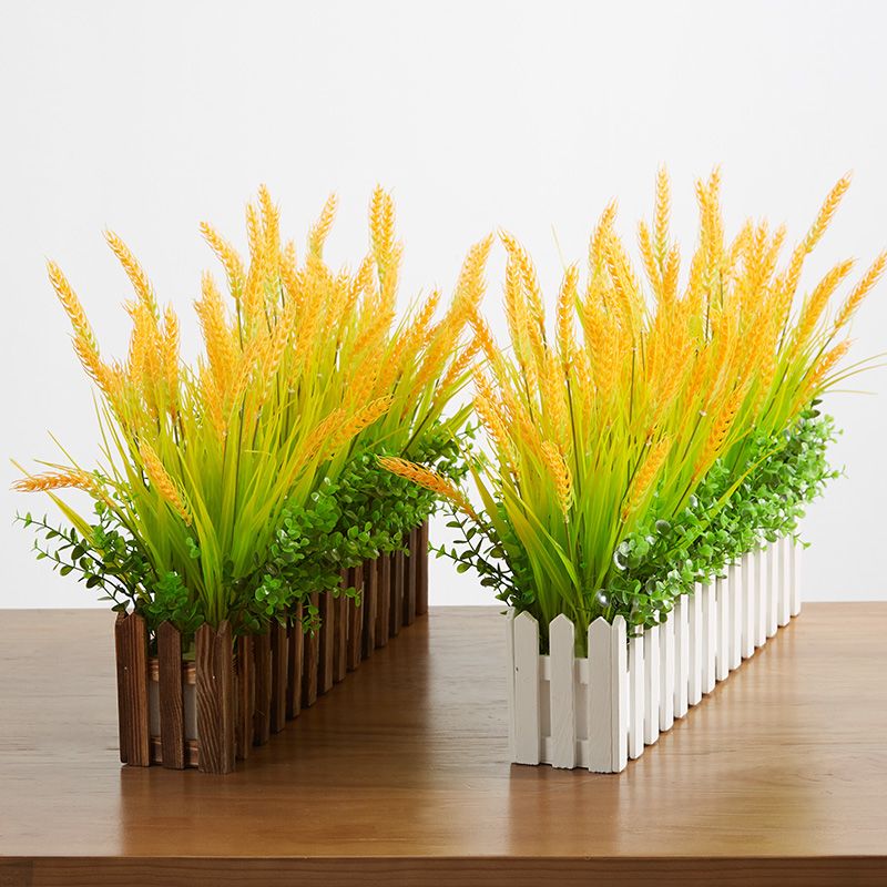 厨房装饰品小摆件假花盆