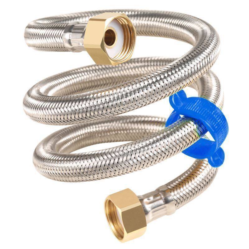 热水器专用连接管防爆冷热304不锈钢编织软管热水器的高压进水管,家装主材,下水软管/排水软管,淘宝优惠券,粉丝福利购,淘宝优惠卷