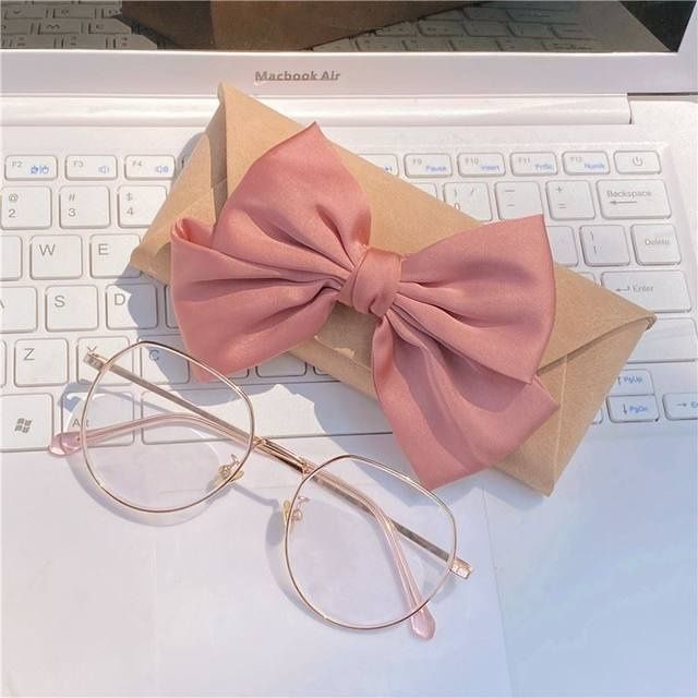 眼镜盒儿童女孩蝴蝶结ins