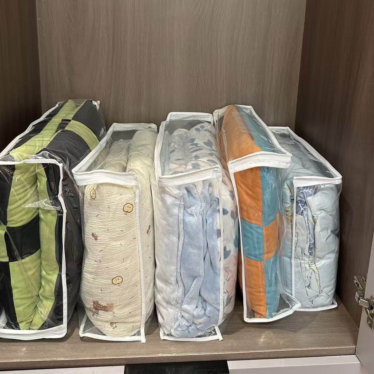 装四件套专用袋透明收纳袋PE手提棉被子防尘包装袋防潮四件套袋子