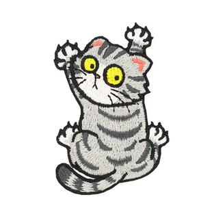 遮衣服logo贴衣服破洞遮挡遮盖创意猫咪个性书包手帐本帽子手机壳