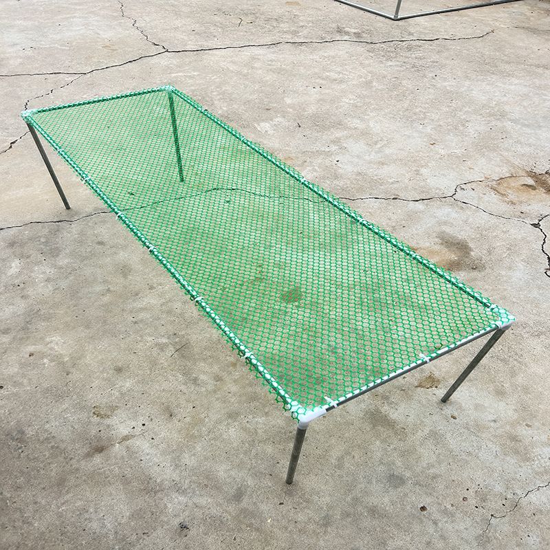 农村晒干货神器防锈钢管网床晒干菜架子晒干货晒药材晒茶叶晒鱼干