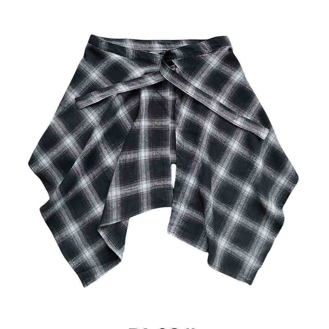 衣服下摆叠穿一片式系带