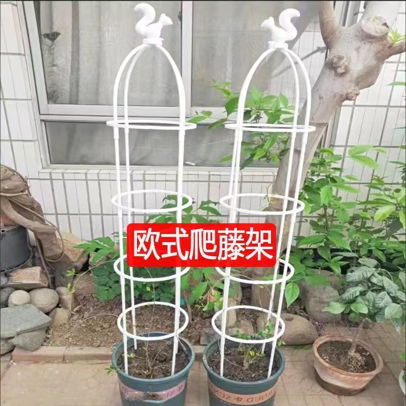 花盆放置架欧式庭院爬藤架阳台绿植支架可拼接多层飘香藤蔷薇花架
