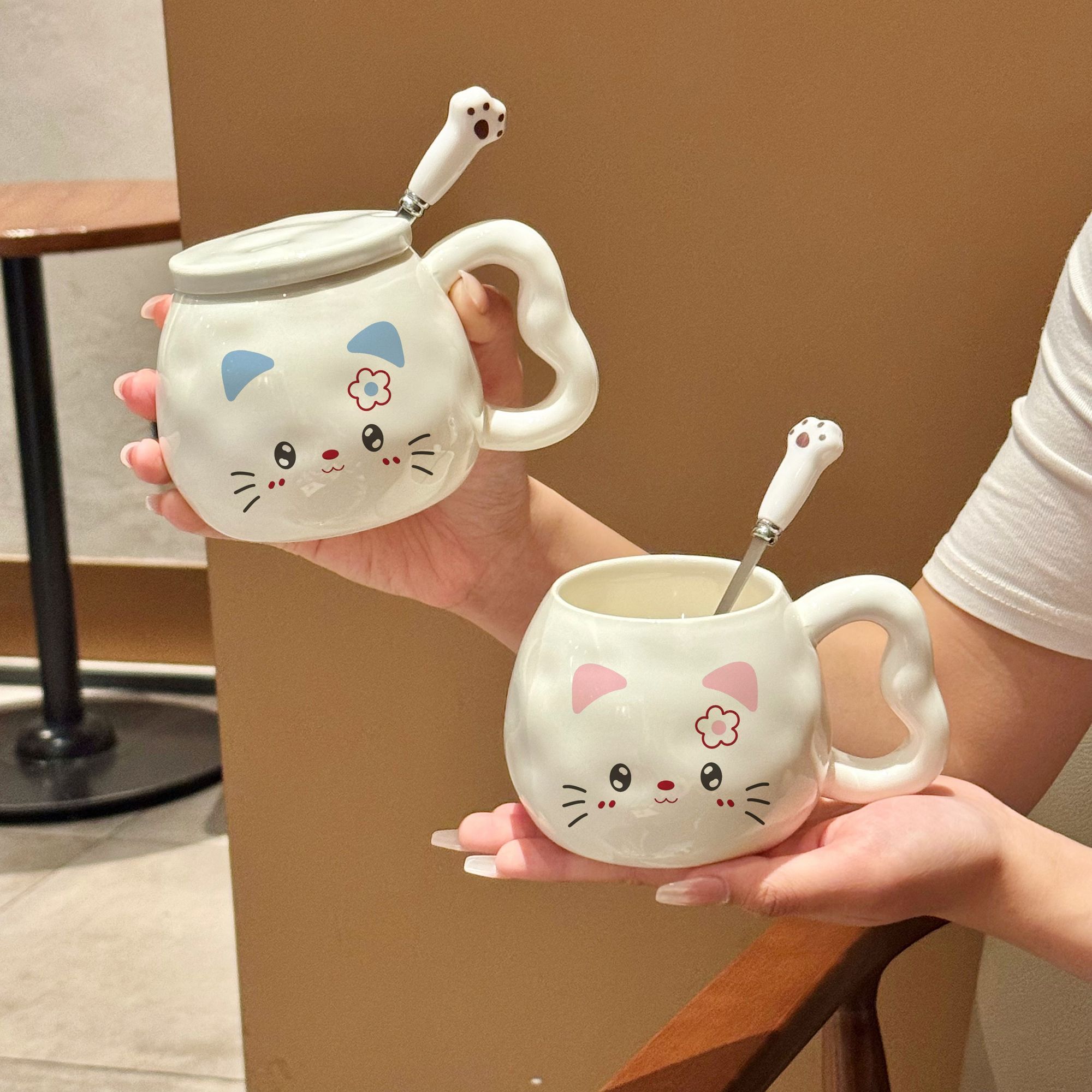 超萌小猫水杯可爱tk猫咪
