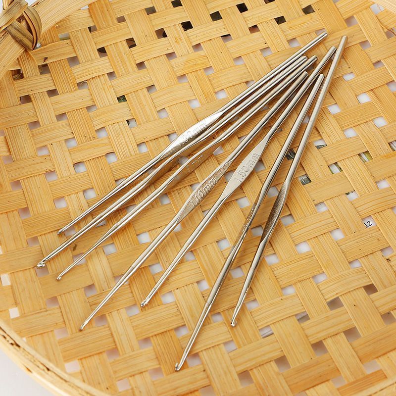 织毛衣专用针全套蕾丝钩针工具套装 diy手工编织钩针工具包 不锈