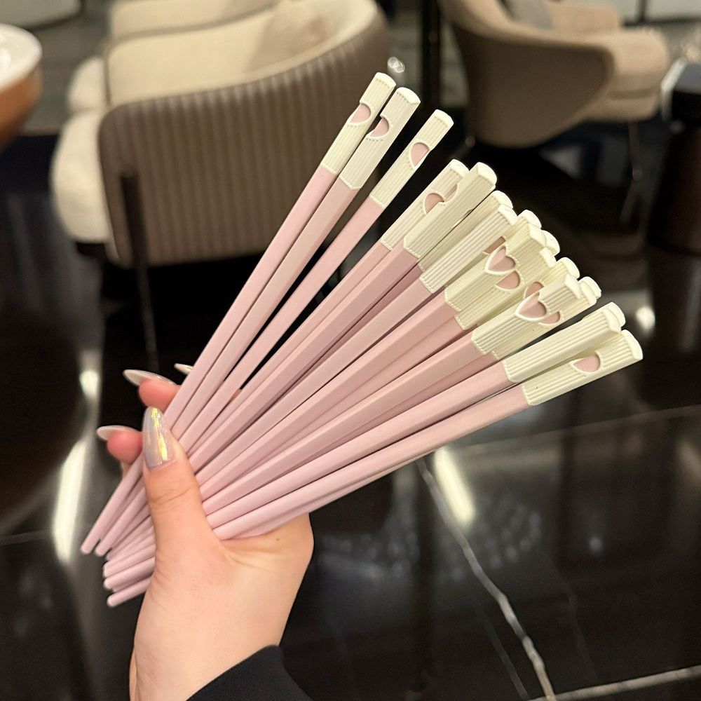 个人专用精致筷子可爱粉